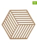 Zone Denmark 2er-Set: Untersetzer "Hexagon" in Camel - (L)16 x (B)14 cm