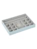 Stackers Sieradenkistje lichtblauw - (B)25 x (H)18 x (D)3,7 cm