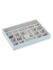 Stackers Sieradenkistje lichtblauw - (B)25 x (H)18 x (D)3,7 cm