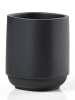Zone Denmark Kubek łazienkowy "Time" w kolorze czarnym - wys. 9,5 x Ø 8 cm