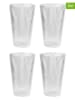 Stelton 4-delige set: drinkglazen "Pilastro" transparant - 350 ml