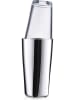 Zone Denmark Edelstahl-Cocktailshaker "Boston Rocks" - (H)17 x Ø 9,2 cm