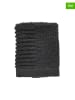 Zone Denmark 2-delige set: washandjes "Classic" antraciet - (L)30 x (B)30 cm