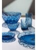 Bitz 4-delige set: bijgerechtborden "Sorrento" blauw - Ø 16 cm