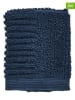 Zone Denmark 2-delige set: washandjes "Classic" donkerblauw - (L)30 x (B)30 cm