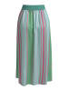 Milano Italy Spódnica w kolorze zielono-różowym
