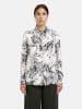 Milano Italy Bluse in Weiß/ Schwarz