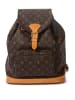 Louis Vuitton Plecak "Montsouris" w kolorze ciemnobrązowym - 30 x 35 x 12 cm