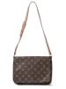 Louis Vuitton Schultertasche "Musette Tango" in Braun - (B)24 x (H)20 x (T)5 cm