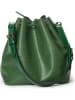 Louis Vuitton Leder-Schultertasche "Noe PM" in Grün - (B)24 x (H)25 x (T)18 cm