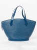 Louis Vuitton Leder-Henkeltasche "St-Jacques PM" in Blau - (B)23 x (H)24 x (T)10 cm