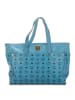 MCM Henkeltasche in Hellblau - (B)38 x (H)29 x (T)13 cm