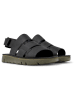Camper Leder-Sandalen in Schwarz