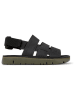 Camper Leder-Sandalen in Schwarz