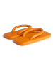 Camper Leren teenslippers "Hastavista" oranje