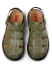 Camper Leder-Halbsandalen "Pelotas Flota" in Khaki