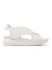 Camper Leren haksandalen wit
