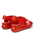 Camper Leder-Sandaletten in Rot