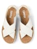 Camper Leder-Sandalen in Weiß