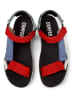 Camper Sandalen in Rot/ Bunt