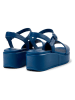 Camper Leder-Sandaletten "Misia" in Dunkelblau