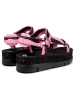 Camper Sandaletten in Schwarz/ Rosa