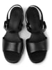 Camper Leren haksandalen zwart
