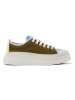 Camper Sneakers "Runner" in Khaki/ Hellblau