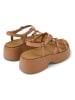 Camper Leder-Sandaletten "Tasha" in Hellbraun