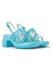 Camper Leren haksandalen "Thelma" turquoise