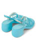Camper Leren haksandalen "Thelma" turquoise
