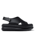 Camper Leren haksandalen "Pelotas Flota" zwart
