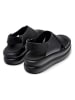 Camper Leder-Sandaletten "Pelotas Flota" in Schwarz