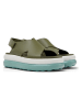 Camper Leder-Sandaletten "Pelotas Flota" in Khaki