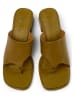 Camper Leren teenslippers "Kora" lichtbruin