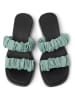 Camper Slippers "Dana" turquoise/zwart