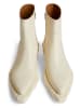 Camper Leder-Boots in Creme