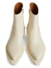 Camper Leder-Boots in Creme