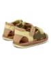 Camper Leder-Halbsandalen "Bicho" in Khaki
