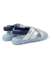 Camper Sandalen in Silber/ Hellblau