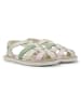 Camper Leren enkelsandalen "Miko" crème