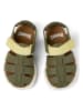 Camper Leder-Halbsandalen "Oruga" in Khaki