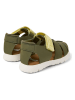 Camper Skórzane półsandały "Oruga" w kolorze khaki