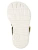Camper Leder-Halbsandalen "Oruga" in Khaki