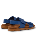 Camper Leder-Sandalen in Blau