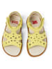 Camper Leder-Sandalen in Gelb