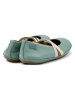 Camper Leren ballerina's met bandje "Right" turquoise