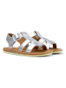 Camper Leren sandalen "Bicho" zilverkleurig