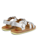 Camper Leren sandalen "Bicho" zilverkleurig