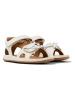 Camper Leren enkelsandalen "Bicho" crème